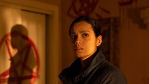 Georgina Campbell as Jane Archer in 20th Century Studios' PSYCHO KILLER. Photo courtesy of 20th Century Studios © 2025 20th Century Studios. All Rights Reserved.